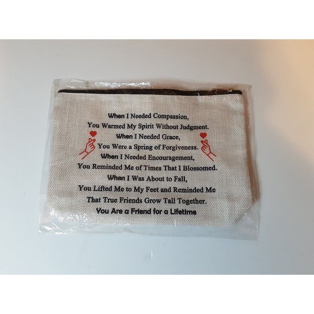 Friendship Makeup Bag